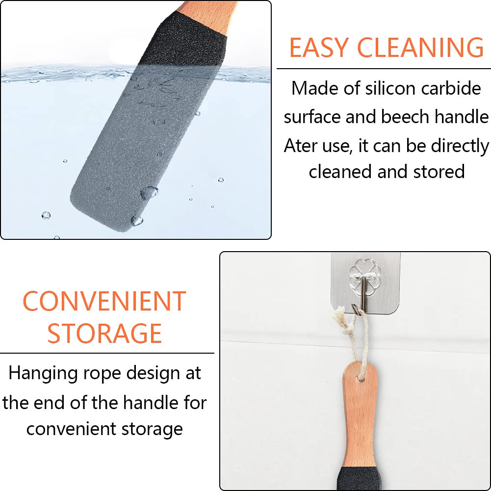 Foot Scrubber Callus Remover for Dead Skin,Corn and Hard Skin,Pumice Stone Pedicure Tool Foot File fit Wet and Dry Feet - 1 Piece