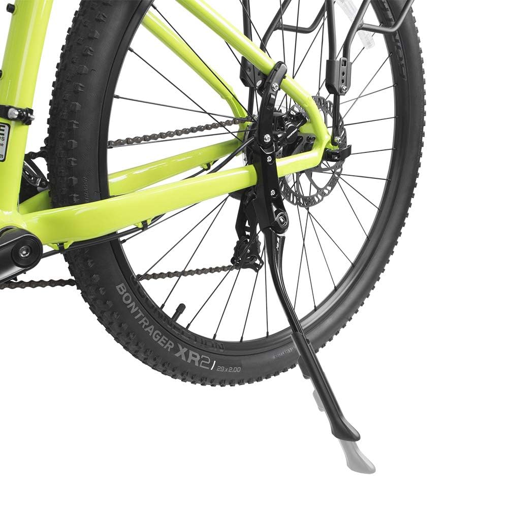 Bike Kickstand - Lightweight Aluminum Alloy Rear Side Kick Stand for 24-28 Bikes - Tool-Free Installation, Suitable for All Bikes and Terrains