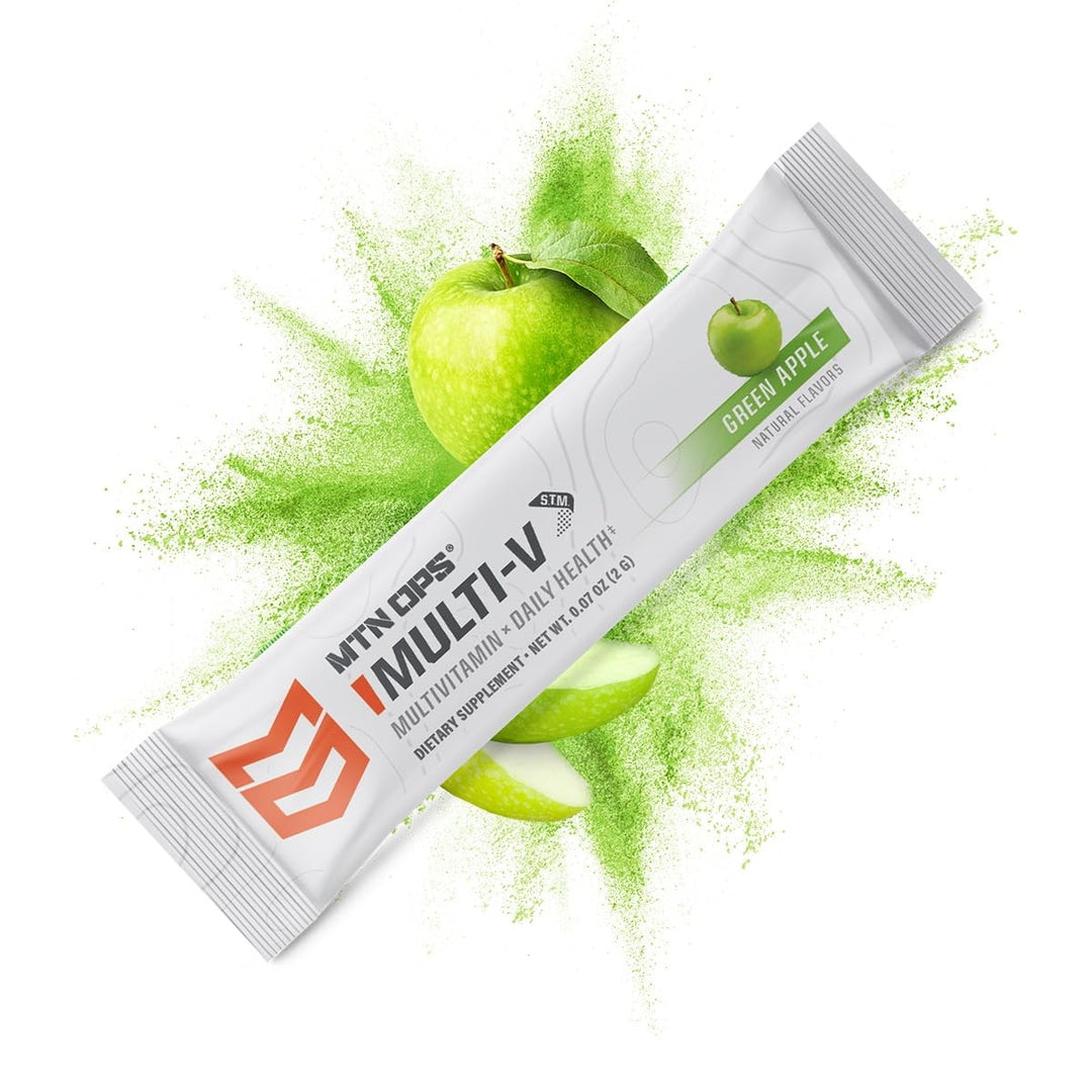 Multi-V, Daily Multivitamin for Women & Men with Immune Support, Safe for Kids, Gluten Free STM Packs, Variety of Flavors, 30 Servings