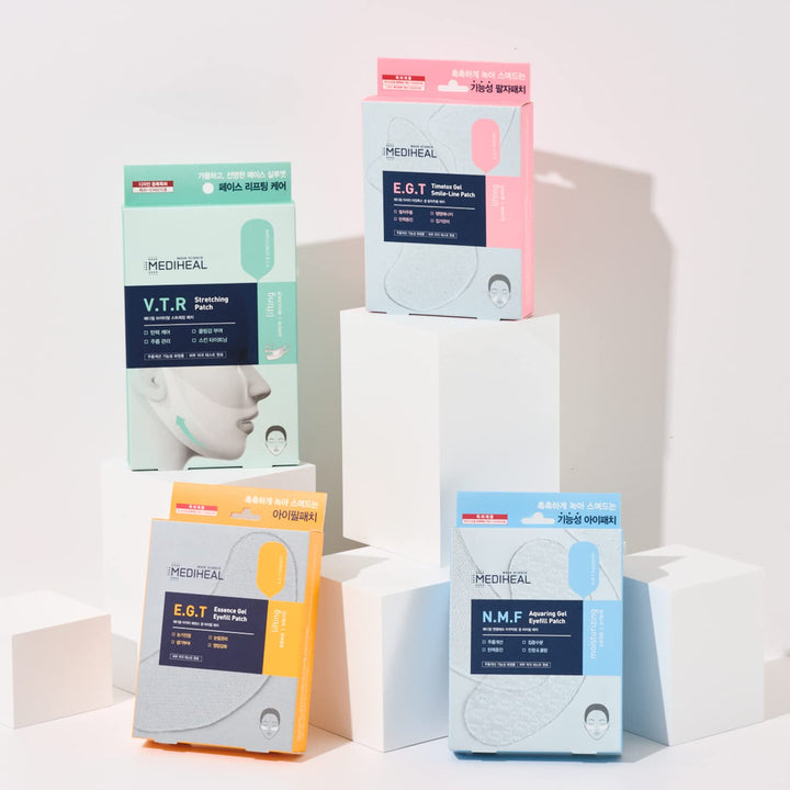 E.G.T Timetox Gel Smile-line Patch 5 Pouch - Anti-Wrinkle Patches for Fine Lines with Marine Collagen & Adenosin - Anti-Aging, Firming Care -Water Soluble Essence Gel Type