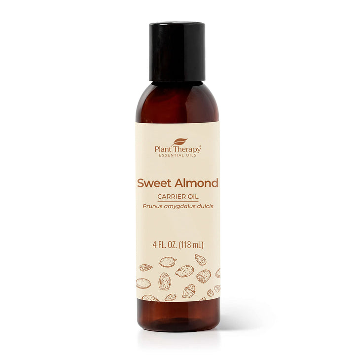 Sweet Almond Oil - for Skin, Hair, Body, Face & Baby - Natural Moisturizer, Massage & Aromatherapy Carrier Oil 100% Pure, Cold Pressed California Almonds, Made in USA, 4 oz