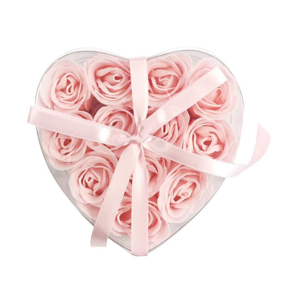 Scented Rose Soaps (Set Of 12) Pink