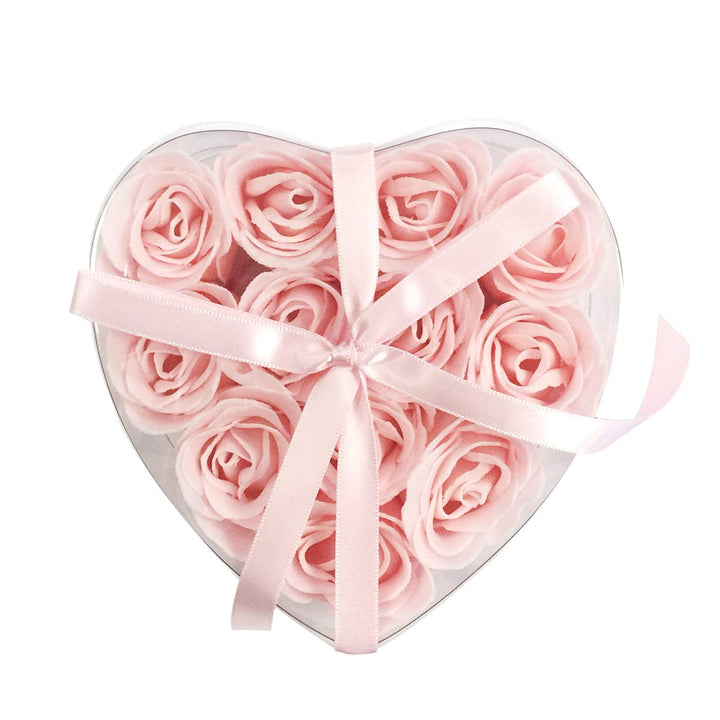 Scented Rose Soaps (Set Of 12) Pink