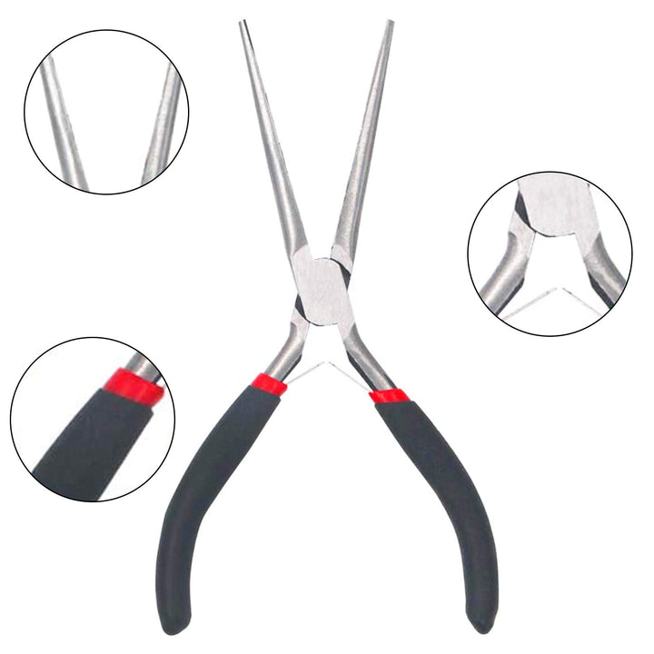 Needle Nose Pliers,Small Precision Needle Nose Pliers for Jewelry Making, Easier to Work on Small Items, Craftsman Needle Nose Pliers for Bending Wire, Approximately 6 Inch