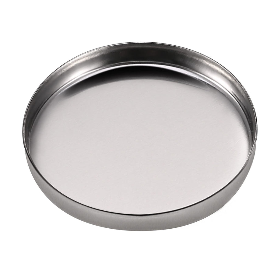 50 Pack Empty Round Metal Tin Palette Pans Cosmetic Eyeshadow Blush Lipstick Organizer Size 26 mm for Magnets Cosmetic Palettes