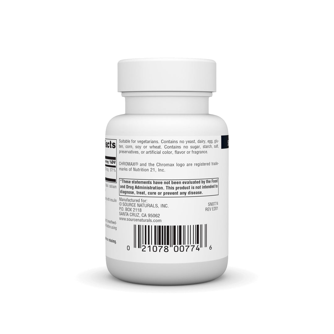 Chromium Picolinate 200 Mcg Tablet, 120 Count