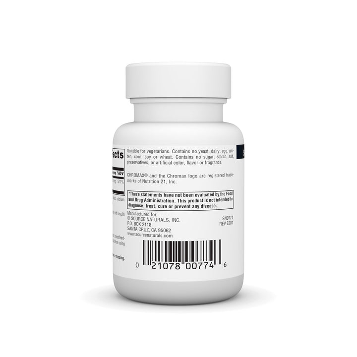 Chromium Picolinate 200 Mcg Tablet, 120 Count