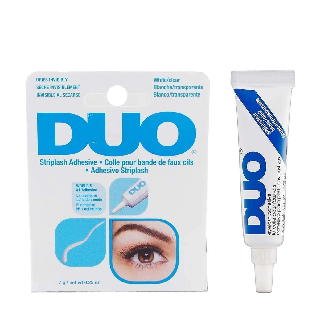 Strip Lash Adhesive White/Clear, for Strip False Eyelash, 0.25 oz, 1-Pack
