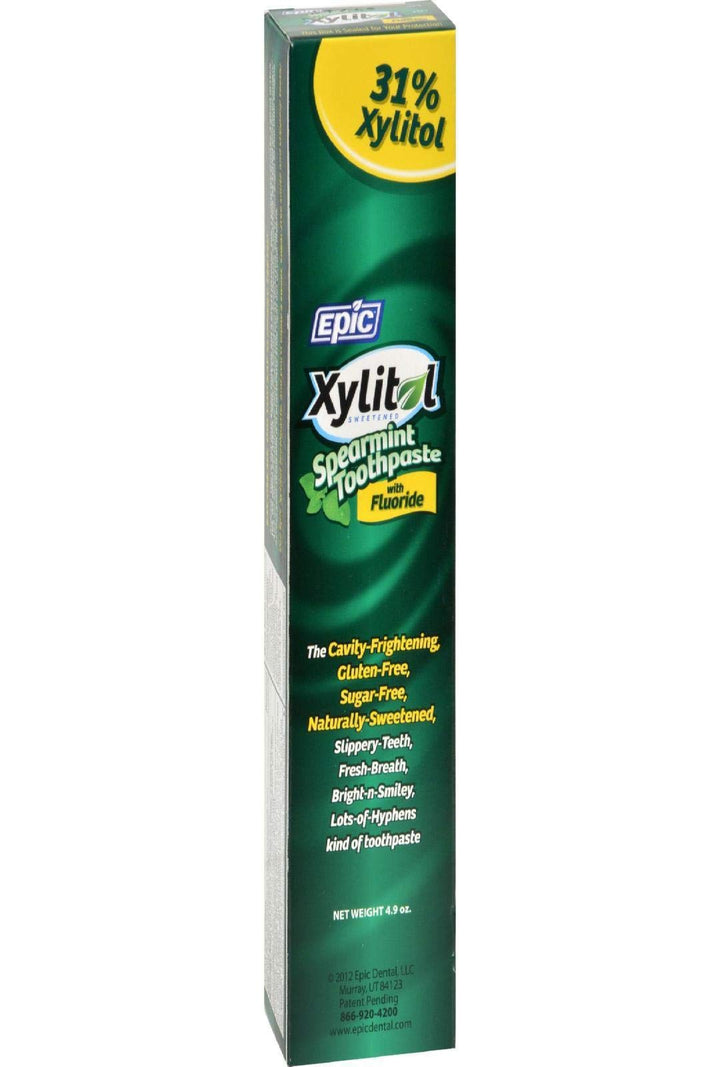Dental Fluoride and Xylitol Toothpaste, 4.9 Ounce
