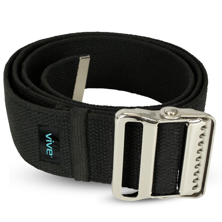 Gait Belt (60 Inch) - Transfer Assist Device for Caregiver, Nurse, Therapist, Seniors, Elderly, Bariatric, Occupational and Physical Therapy - Medical Nursing Safety - Walking & Standing Aid