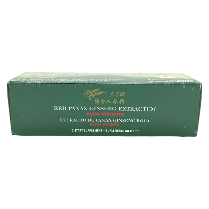 Prince of Peace Ultra Strength Red Panax Ginseng Extractum 10 cc vials -- 30 vials