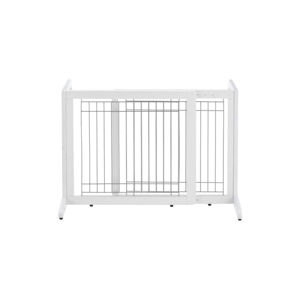 Freestanding Pet Gate, Small, Origami White