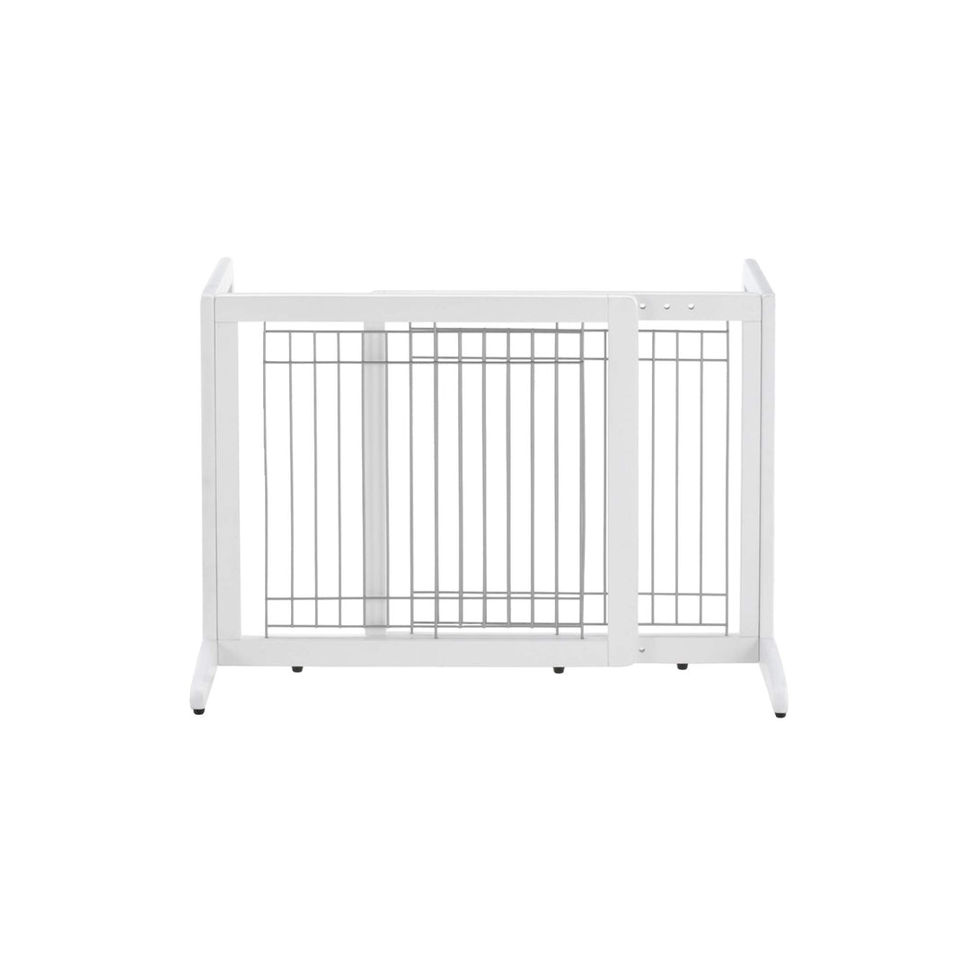 Freestanding Pet Gate, Small, Origami White