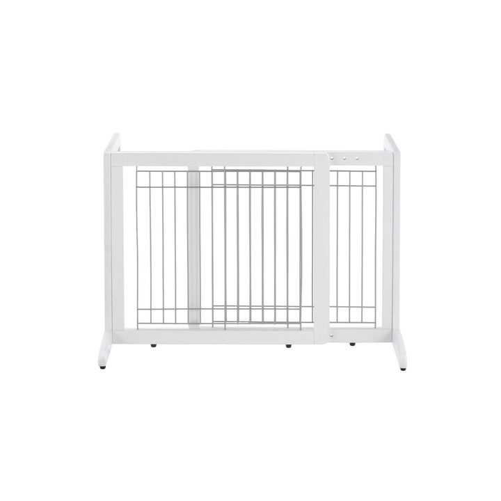Freestanding Pet Gate, Small, Origami White