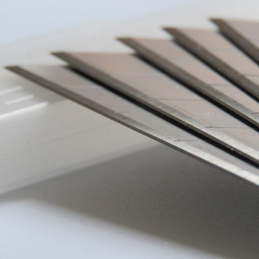 25mm Snap Off Blades 0.7mm(T) X25mm(W) X127mm(L) Heavy Duty Blade Carbon Tool Steel Blades Box Cutter Blade