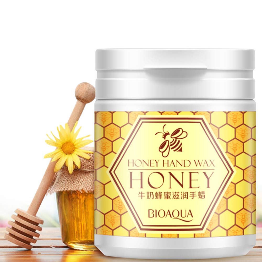 Natural Honey & Milk Hand Wax Moisturizes Soft Skin 170G