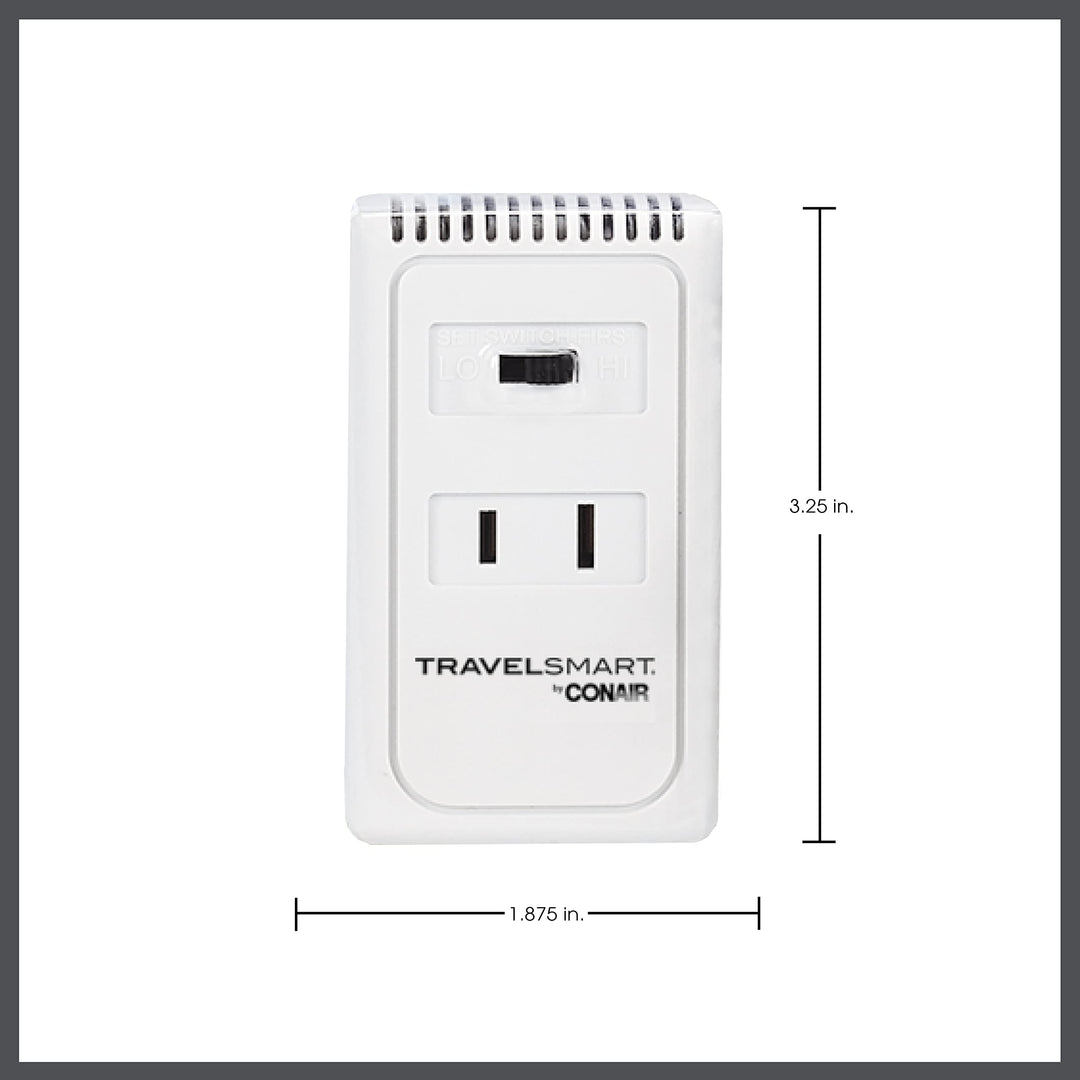 Travel Smart Converter and Worldwide Adapter Set; US Europe UK Italy Spain China