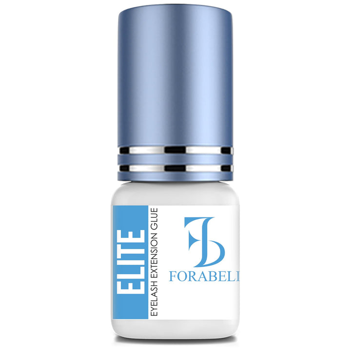 Elite Fast Dry Time Eyelash Extension Glue - 5ml / 1 Sec Drying time/Retention – 7 Weeks/Maximum Bonding Power/Black Adhesive for Semi-Permanent Extensions/Professional Lash Supplies