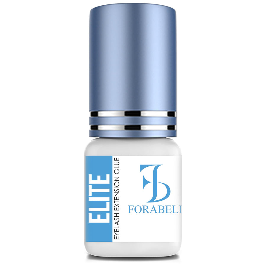 Elite Fast Dry Time Eyelash Extension Glue - 5ml / 1 Sec Drying time/Retention – 7 Weeks/Maximum Bonding Power/Black Adhesive for Semi-Permanent Extensions/Professional Lash Supplies