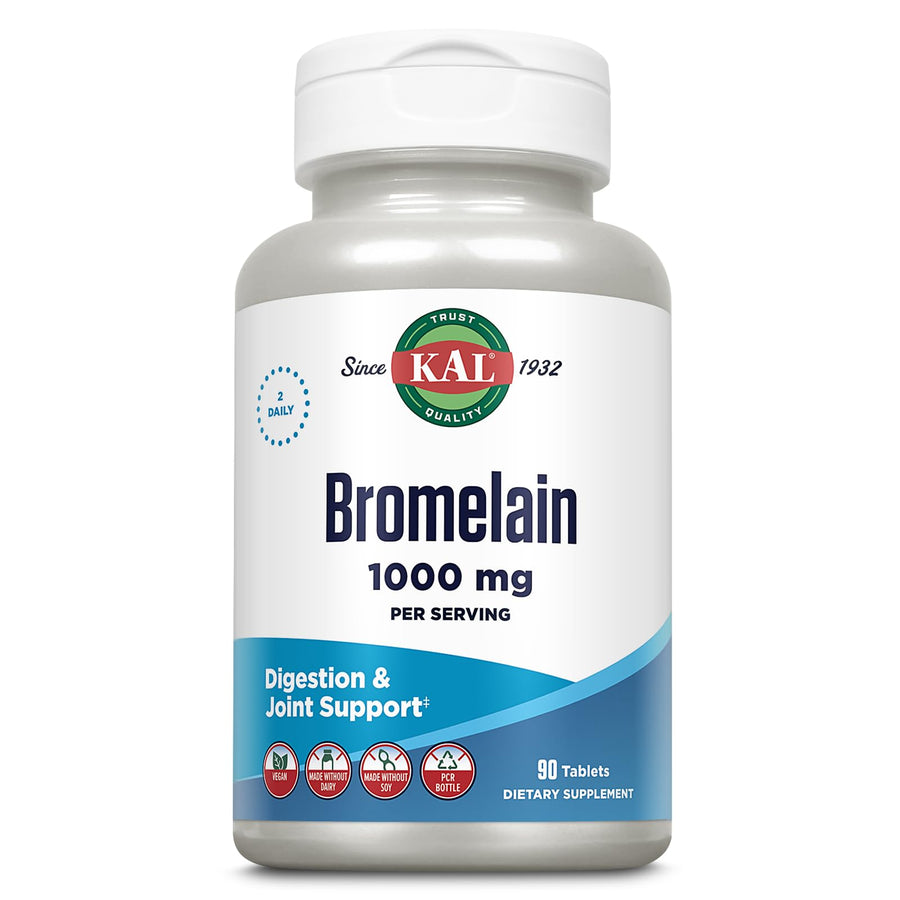 Bromelain Tablets, 1000 mg, 90 Count