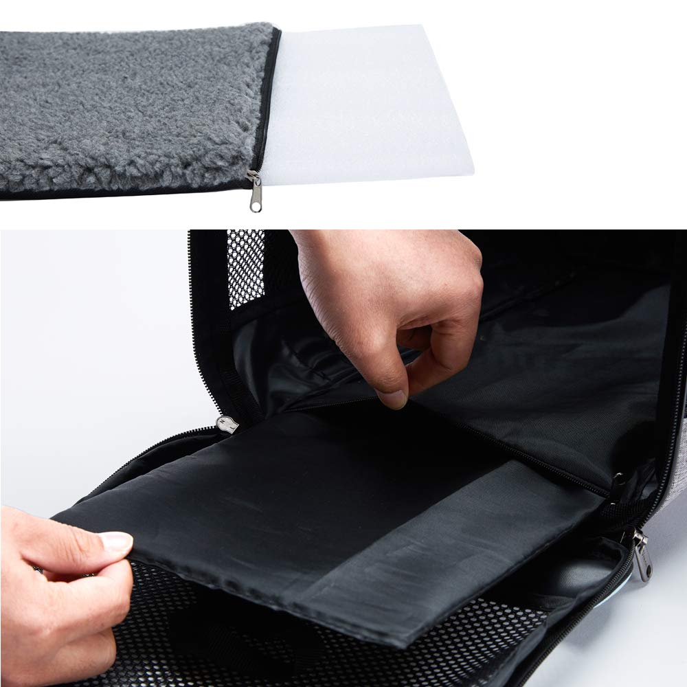 17.5x11x11 Inches Cat, Dog Carrier for Pets Up to 16 Lbs, Soft-Sided Cat Bag Animal Carriers Travel Puppy Carry As a Toy of Fabric Pet Home