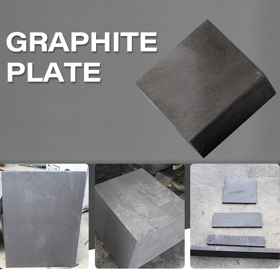 2 Packs Graphite Ingot Block 99.9% High Purity EDM Graphite Plate Graphite Blank Milling Surface Melting Casting Mould (50mm x 50mm x 20mm)