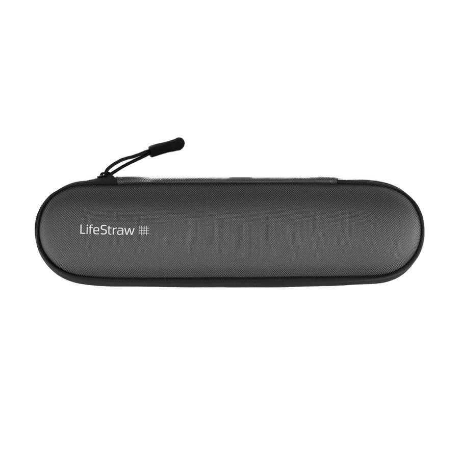 Official Carry Case for Personal Water Filter Straw, for Camping, Backpacking, and Travel, Dark Mountain Gray (Case Only)