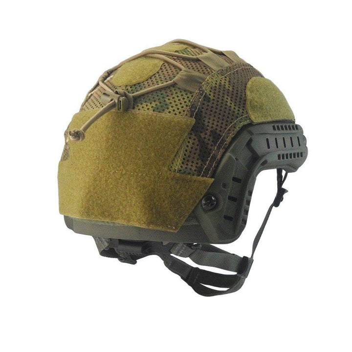 Multicam Mesh Helmet Cover for Ops-Core Fast Carbon Bump and XP Helmets (Black, Large)