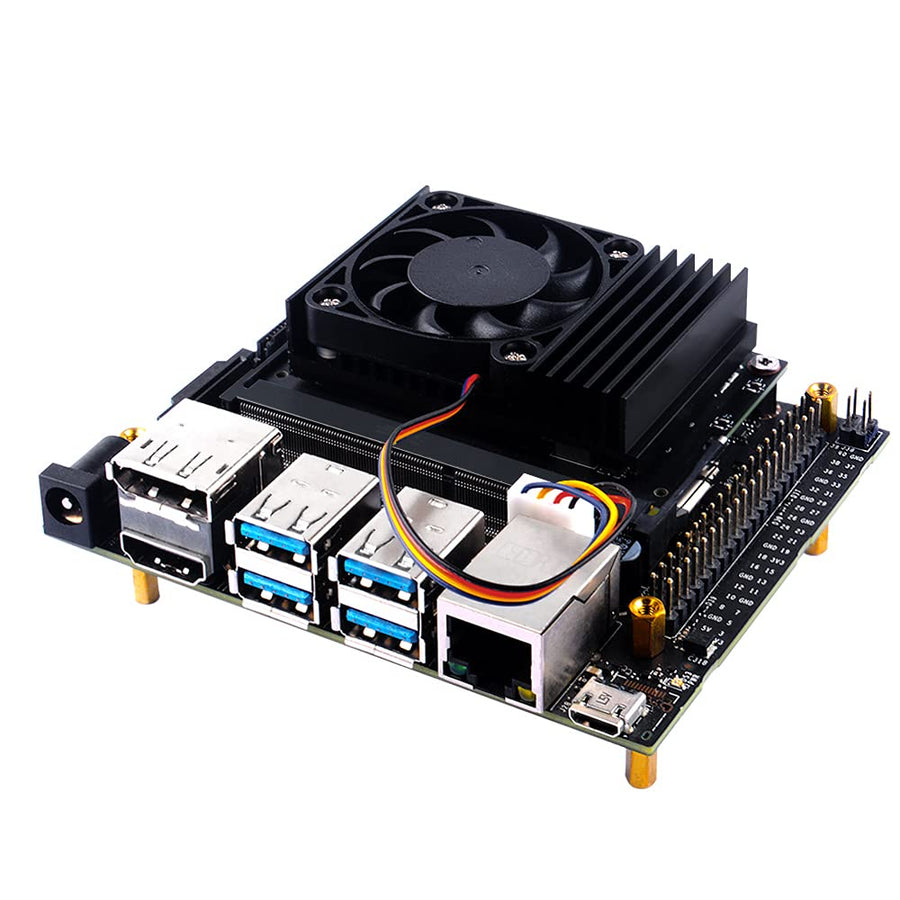 Jetson Nano Fan, Jetson Nano Aluminum Heatsink with PWM Speed Adjustment Fan 40x40x7mm for NVIDIA Jetson Nano Developer Kit B01 and A02 Version