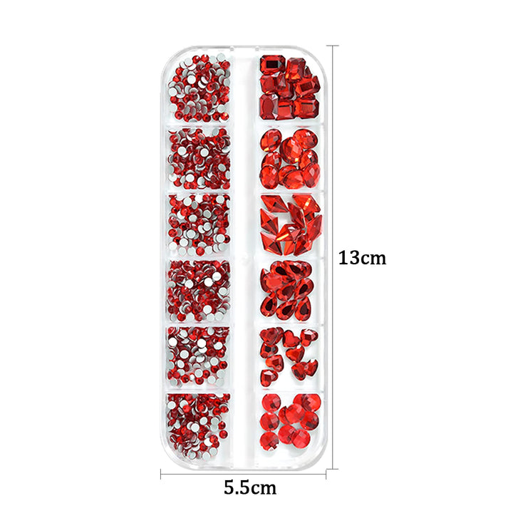 2 Box Flat Back Red And Claret Red Rhienstones For Nails Crafts With Picker Pencil Set Red Nail Rhinestones Nail Gems And Rhinestones Glass Flatback Rhinestones Red Gems Diamonds For Nails
