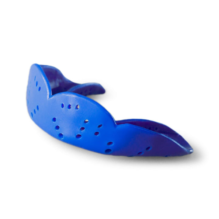 Aero Medium Mouthguard, Royal Blue - 1.6mm Thin - Custom-Molded Fit - Slim Design - Remoldable Up to 20 Times - for Team Sports - Non Toxic