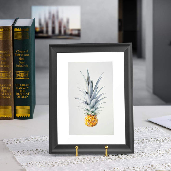 Plate Stands for Display - Plate Holder Display Stand Table Easel Picture Frame Stand Display Photo|Decorative Plate |Dish | Tabletop Art-6inch-Gold