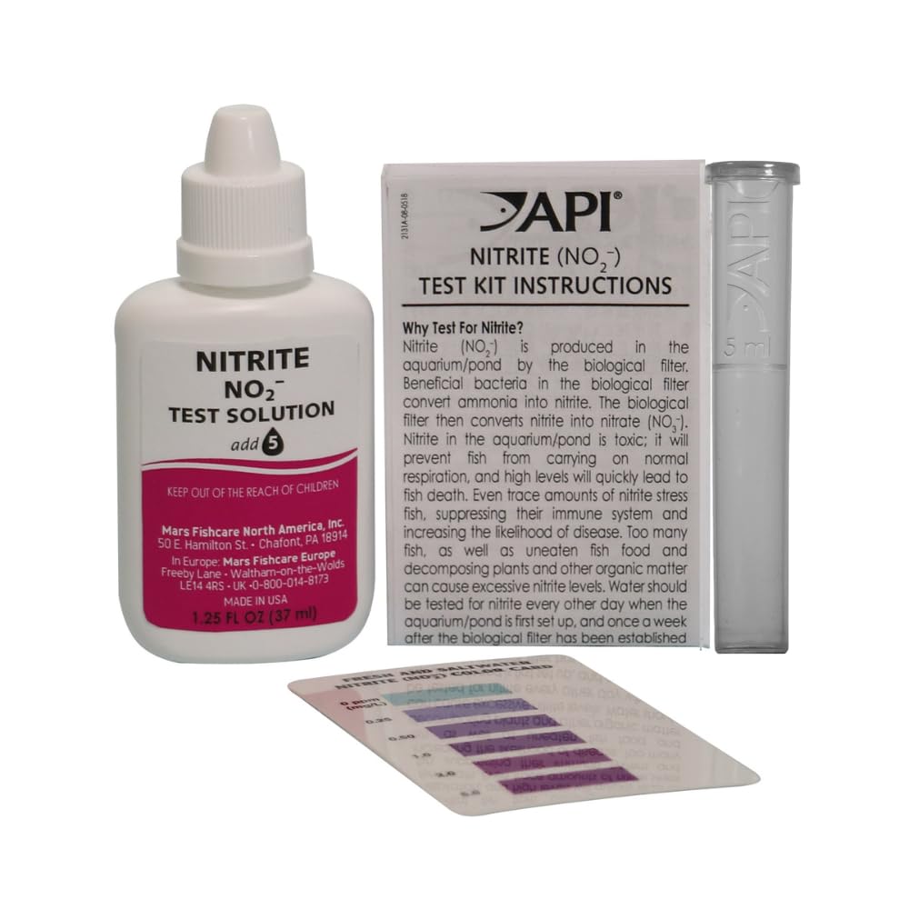 NITRITE TEST KIT 180-Test Freshwater and Saltwater Aquarium Test Kit