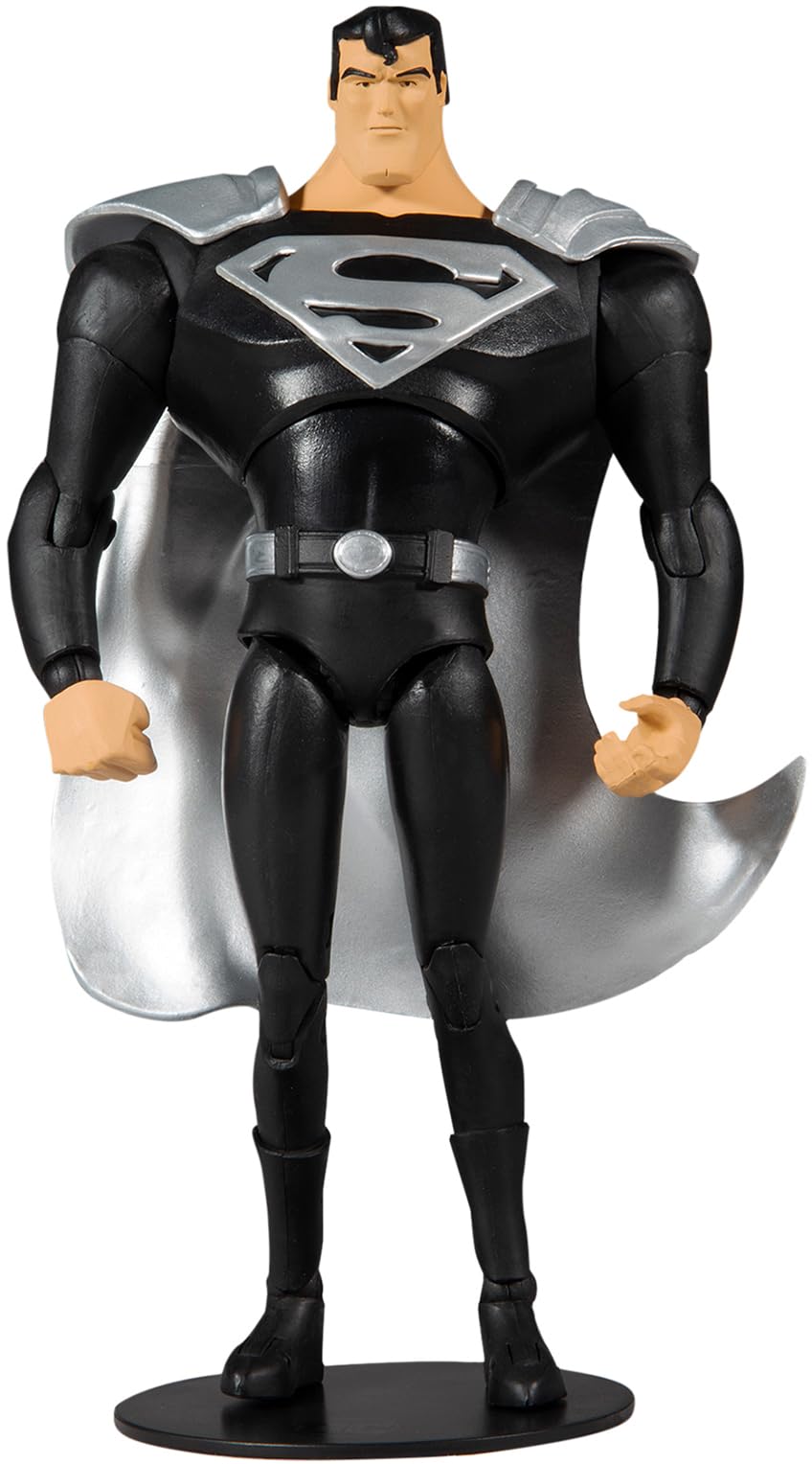 DC Multiverse Superman Black Suit Variant (Superman: The Animated Series) 7 Action Figure with Accessories