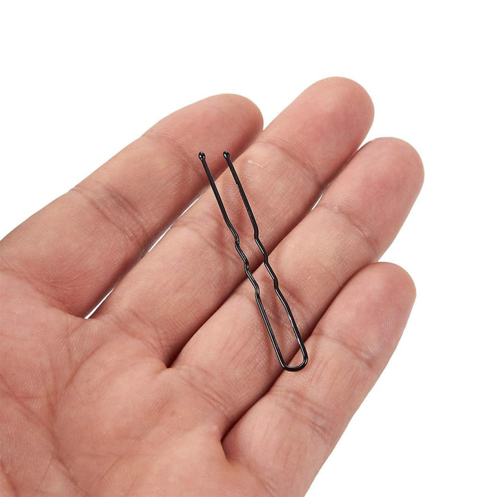 2-Inch: Hair Pins - 540-Count U-Shaped Hairpins, Bun Bobby Pins, Hair Clips For Updo Hairstyles, Hair Styling Accessories, Black, 2 Inches