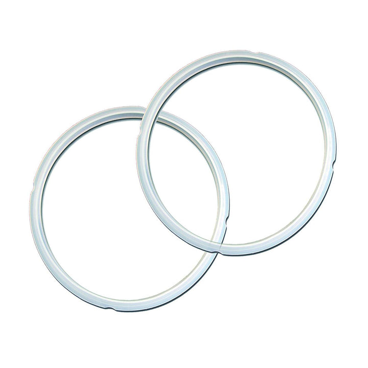 Pot Sealing Ring Mini 3-Qt, Inner Pot Seal Ring, Electric Pressure Cooker Accessories, Non-Toxic, BPA-Free, Replacement Parts, Clear, 2 Count ( Pack of 1)