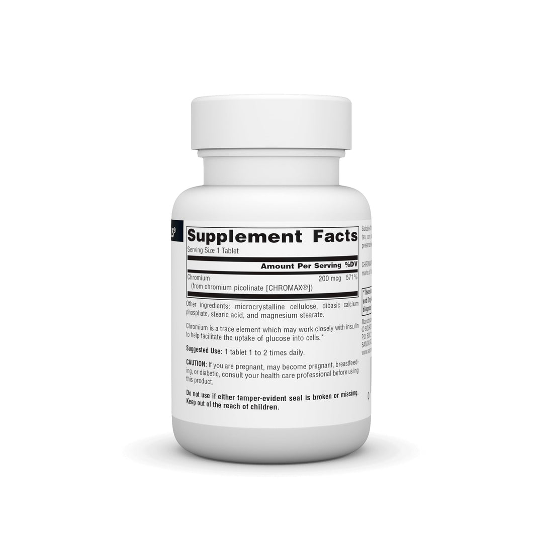 Chromium Picolinate 200 Mcg Tablet, 120 Count