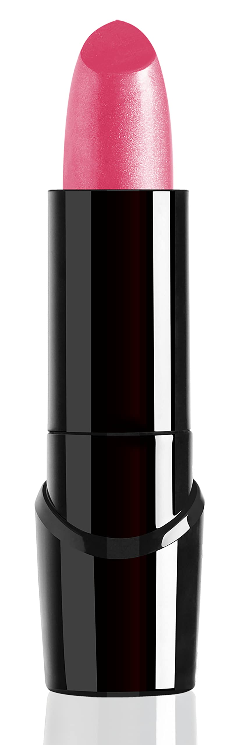 Silk Finish Lipstick, Hydrating Rich Buildable Lip Color, Formulated with Vitamins A,E, & Macadamia for Ultimate Hydration, Cruelty-Free & Vegan - Pink Ice (Carded)