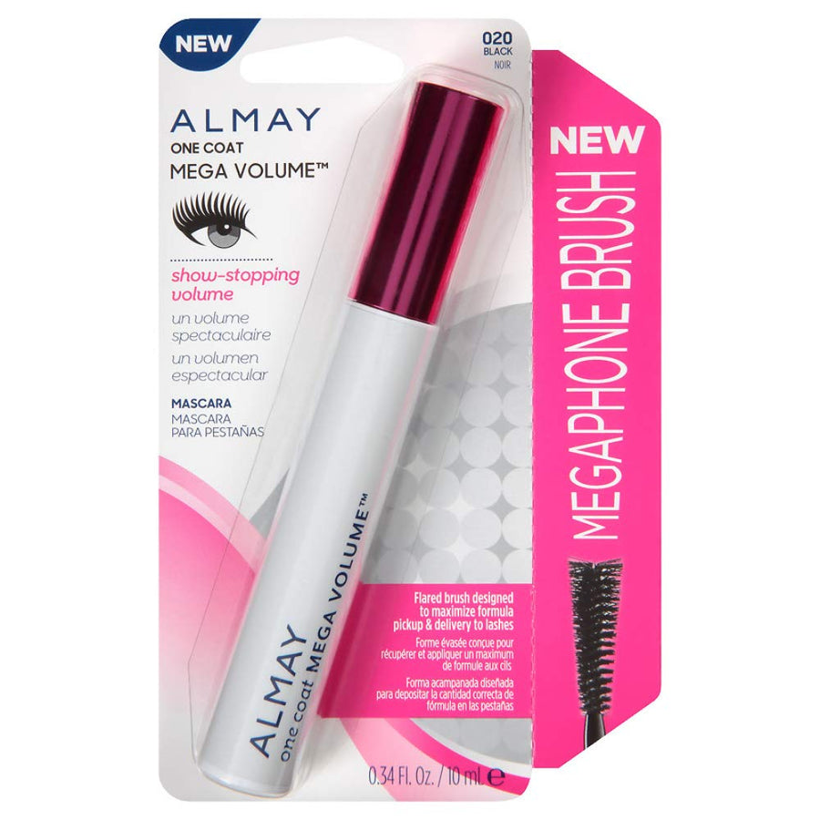 One Coat Mega Volume Mascara, Black, 2.8 Ounce
