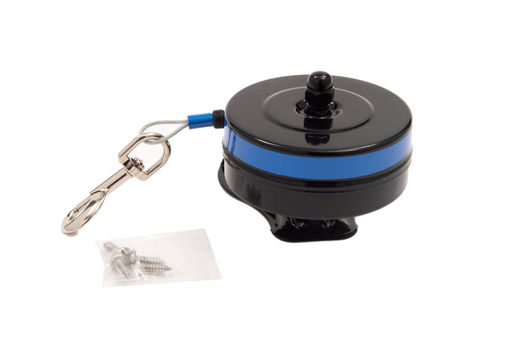 Bracket Mount and Stake Retractable Leash Tie Outs for Dogs (Bracket, Medium)