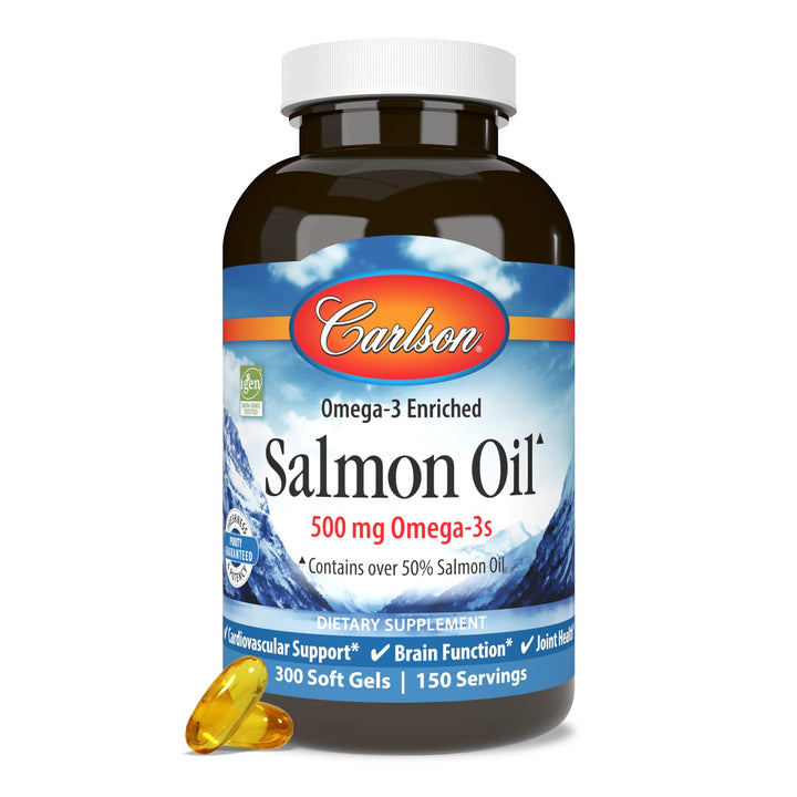 Labs Laboratories Norwegian Salmon Oil Softgels, 1000 mg,300 Count