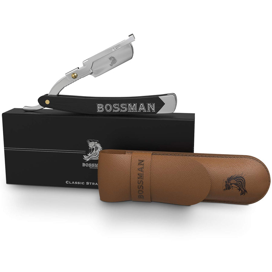 Professional Barber Straight Razor - Straight Edge Shaving Razors for Men - Classic Straight Razors for Men - Men’s Razor with Double Sided Blade