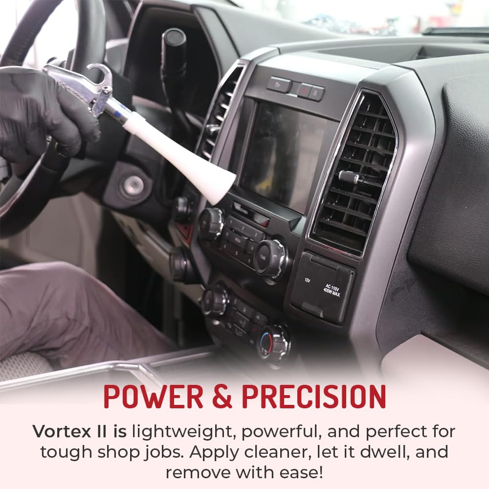 Vortex Cleaning Gun - Quickly Blasts Dirt and Dust from Surface - Works with Air Compressor (Vortex II)
