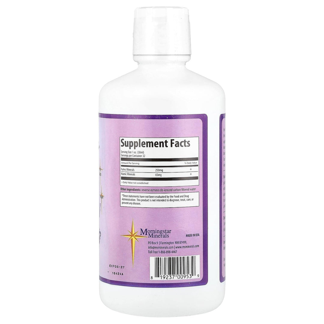 Morningstar Minerals , Fulvic/Humic Minerals, 32 oz (946 ml)