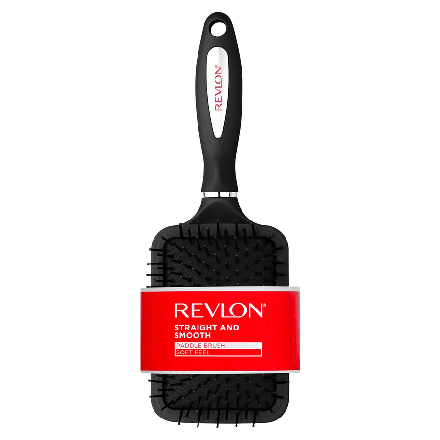 Revlon Straight & Smooth Black Paddle Hair Brush