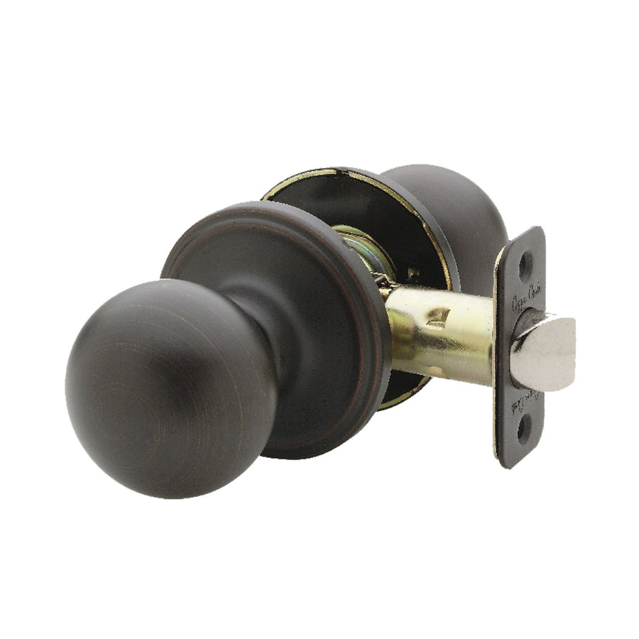 BK2020TB Ball Door Knob, Passage Function, 1 Pack, in Tuscan Bronze