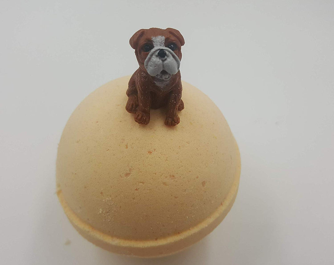 1 ADOPT-A-PUPPY BATH BOMB for kids with ADORABLE XL bath bomb with surprise puppy inside, USA Made, Handmade, Natural Bath Bomb, Birthday Gift idea for Kids, Spa Parties