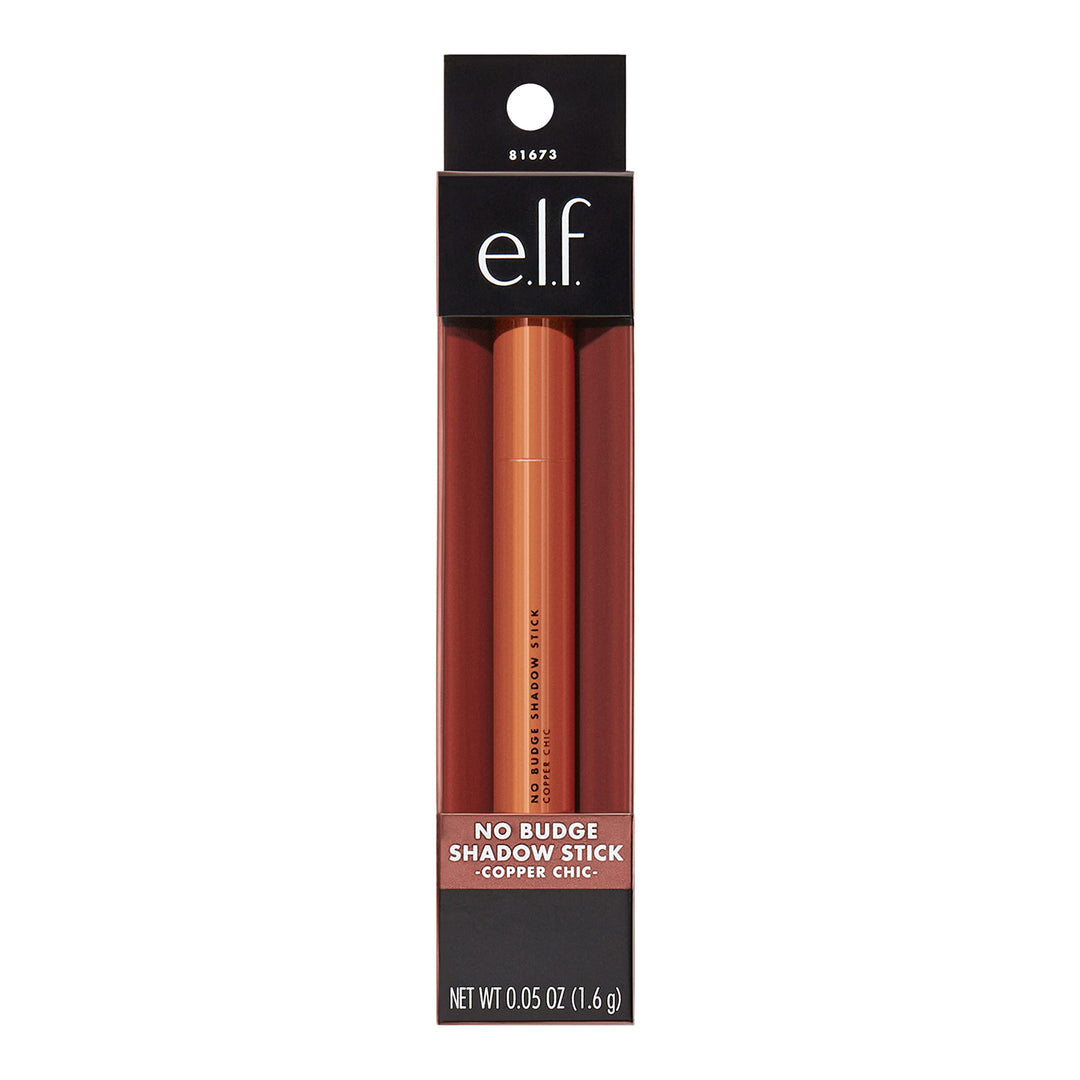 No Budge Shadow Stick, Longwear, Smudge-Proof Metallic Eyeshadow, Copper Chic, 0.056 Oz (1.6g)