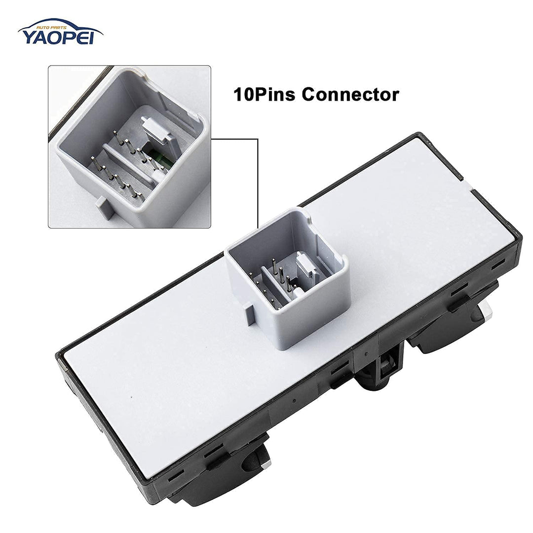 Driver Side Master Power Window Control Switch for 2005-2013 Volkswagen CC Golf Jetta Passat Tiguan Touareg Replace 5ND959857 1K4959857B 5K4959857