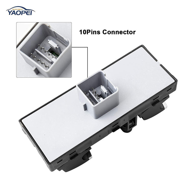 Driver Side Master Power Window Control Switch for 2005-2013 Volkswagen CC Golf Jetta Passat Tiguan Touareg Replace 5ND959857 1K4959857B 5K4959857